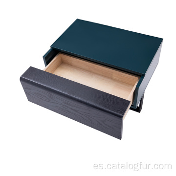 Mesita de noche Nueva canasta de almacenamiento Organizar muebles de dormitorio blancos Mesita de noche moderna de lujo Mesita de noche con ruedas Lado de la cama de metal